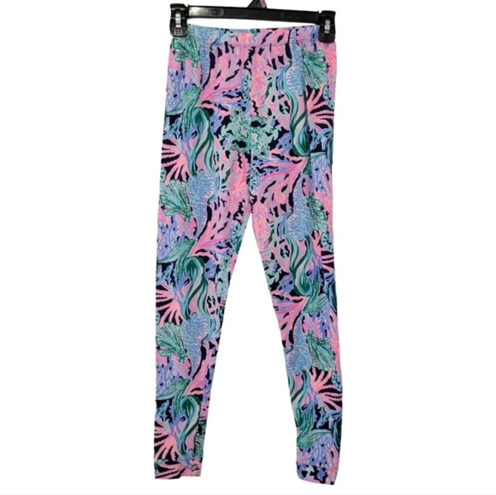 Lilly Pulitzer Girls Leggings or‎ Pajama Pants Size 14 Bring the Mermaid Back